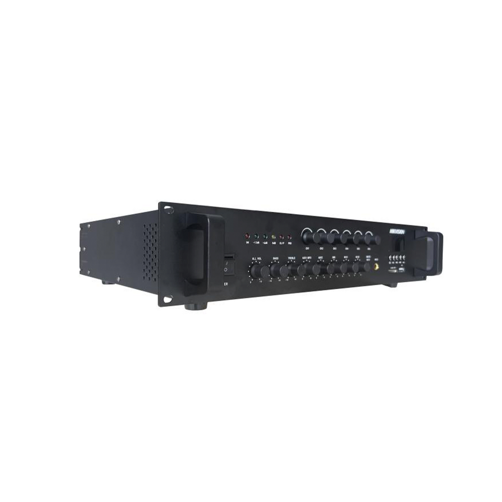 Audio y Video Hikvision - Amplificador una Zona - 2 Canales - 30 W por Canal - Conexión Bluetooth - DS-QAE0A240G1-VB6/11