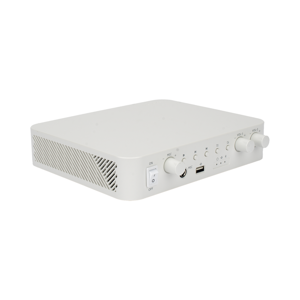 Audio y Video Hikvision - Amplificador - 2 Canales - 60W - Bluetooth - DS-QAE0A60G1-VB