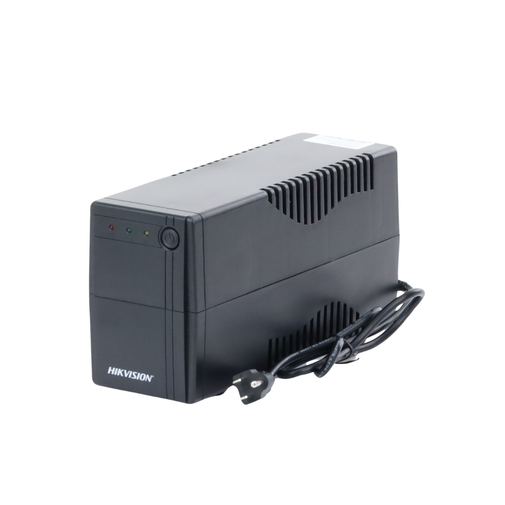 UPS Hikvision - 600 W - PROTECCION CONTRA SOBRECARGAR Y DESCARGAR - ENTRADA Y SALIDA 120 VCA - 6 TOMAS - DSUPS1000X/US
