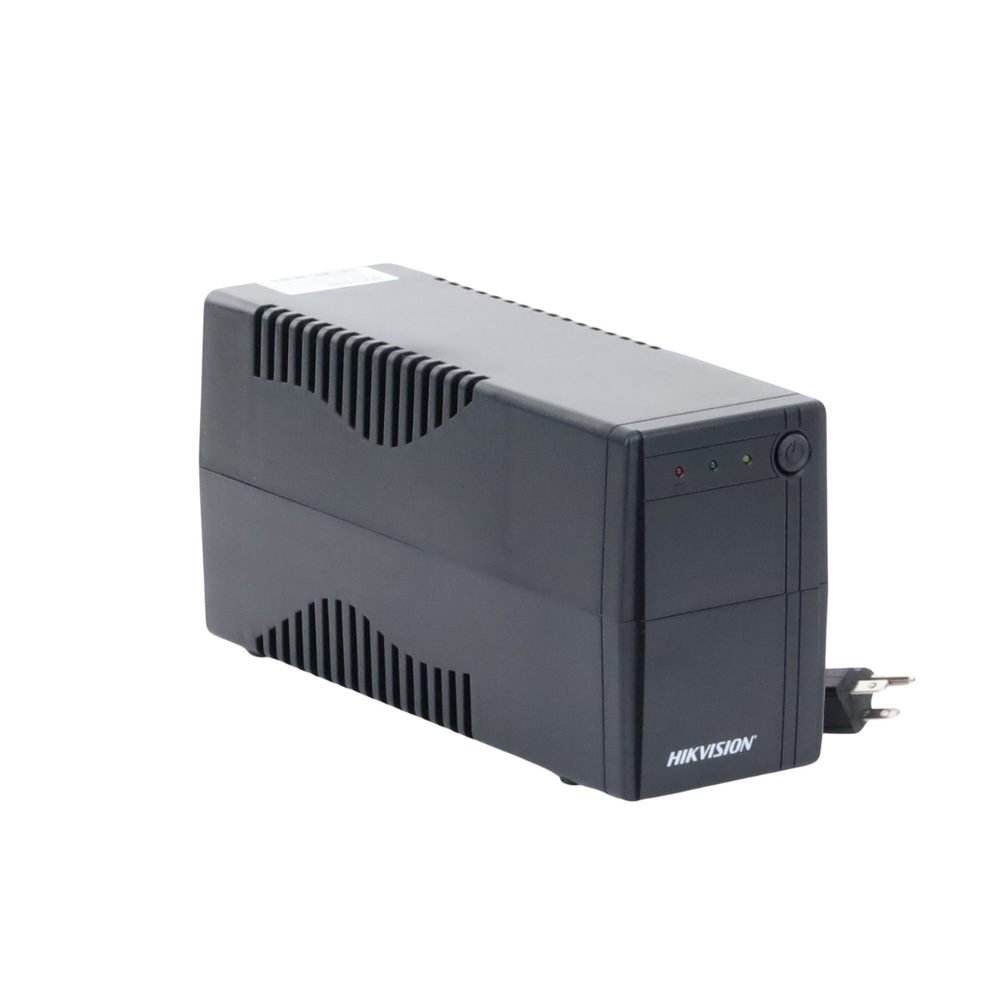 UPS Hikvision - 600 W - PROTECCION CONTRA SOBRECARGAR Y DESCARGAR - ENTRADA Y SALIDA 120 VCA - 6 TOMAS - DSUPS1000X/US