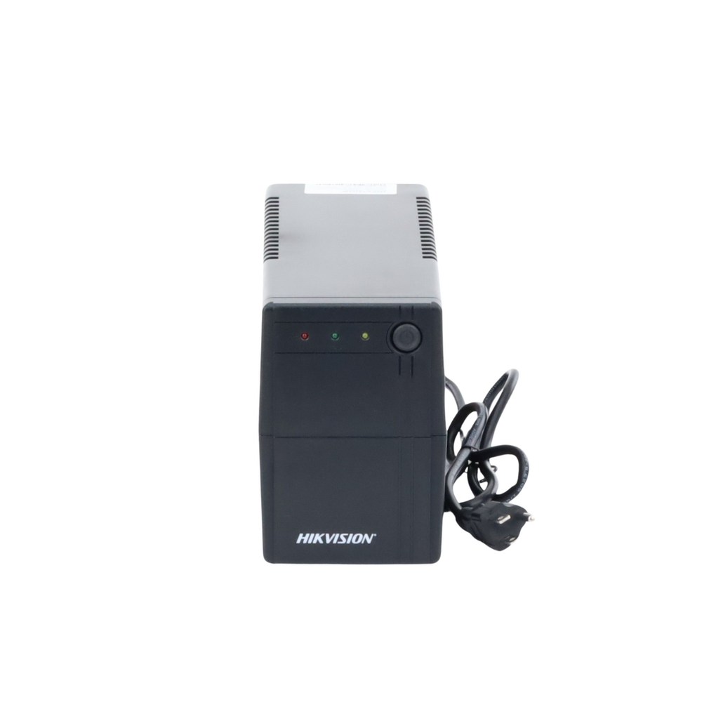 UPS Hikvision - 600 W - PROTECCION CONTRA SOBRECARGAR Y DESCARGAR - ENTRADA Y SALIDA 120 VCA - 6 TOMAS - DSUPS1000X/US