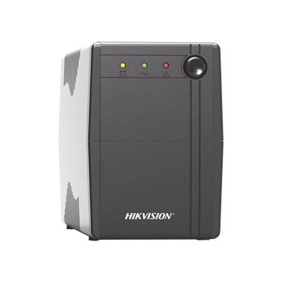 UPS Hikvision - 600 W - PROTECCION CONTRA SOBRECARGAR Y DESCARGAR - ENTRADA Y SALIDA 120 VCA - 6 TOMAS - DSUPS1000X/US