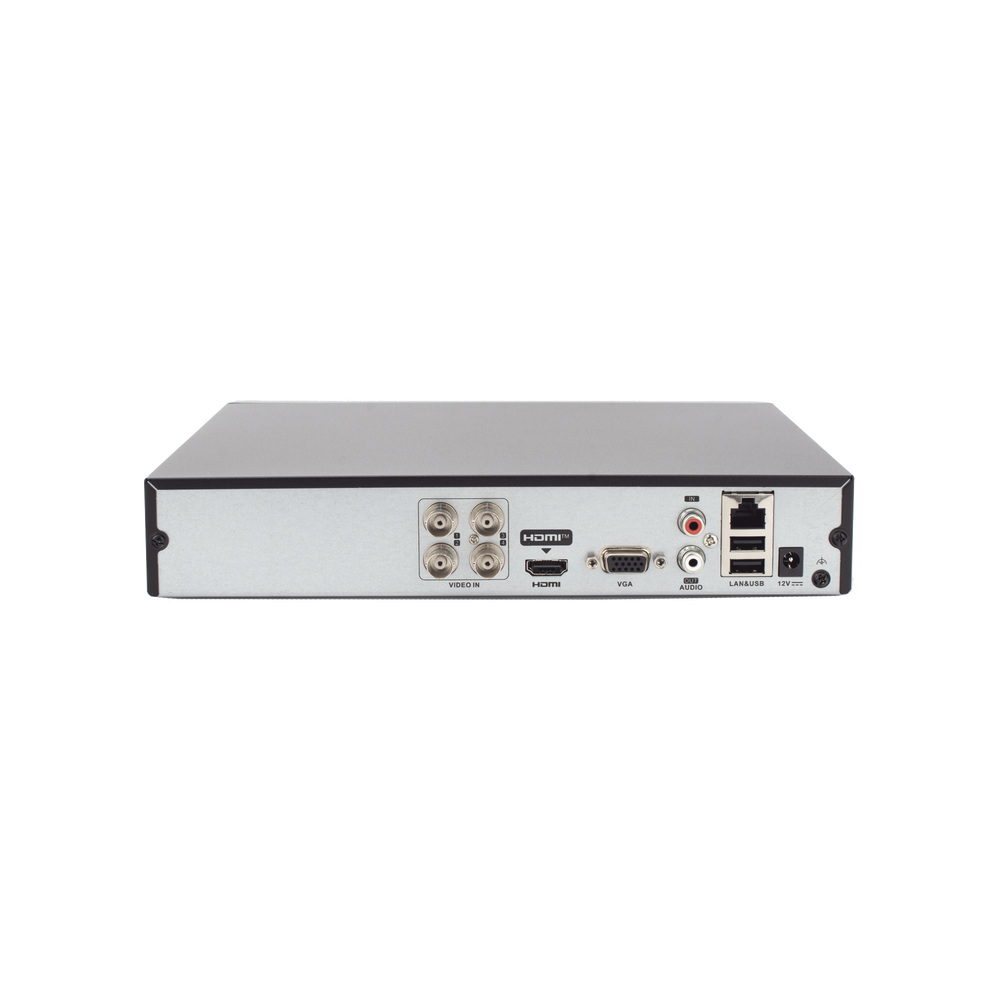 DVR HiLook by Hikvision - 4 Canales TVI - AHD - CVI - CVBS + 2 Canales IP - DVR-204G-M1(C)