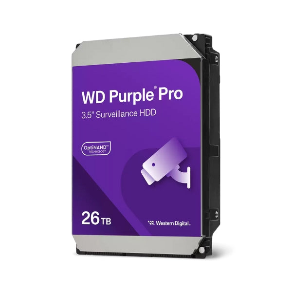 Disco-Duro-HDD-WD-Purple-Pro-26TB-7200-RPM-SATA-III-6Gbs-512MB-caché-Internal-CMR-Surveillance-3,5