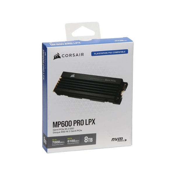 Disco-Duro-SSD-Corsair-MP600-PRO-LPX-8TB-3D-TLC-NAND-PCIe-Gen-4x4-NVMe-M,2-Optimizado-para-PS5