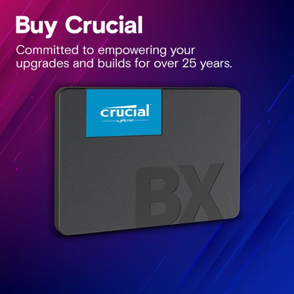 Disco Duro SSD Crucial 240GB 2.5 SATA III - BX500
