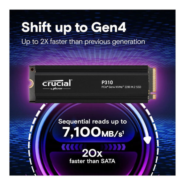 Disco-Duro-SSD-Crucial-P310-4TB-3D-NAND-Flash-PCIe-Gen-4-x4-NVMe-M,2-con-Heatsink