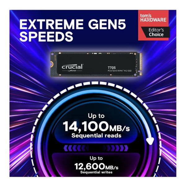 Disco-Duro-SSD-Crucial-T705-4TB-Micron-232L-TLC-NAND-PCIe-Gen-5-x4-NVMe-M,2