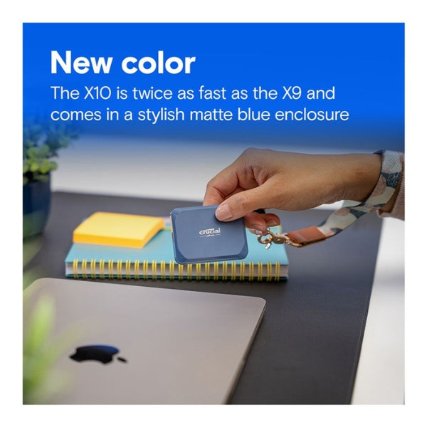 Disco-Duro-SSD-Crucial-X10-8TB-USB-3,2-(Gen-2x2-Type-C)-Externo