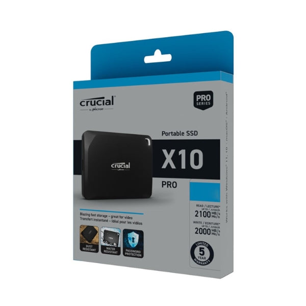 Disco-Duro-SSD-Externo-Crucial-X10-Pro-1TB-USB-3-2-Gen-2x2