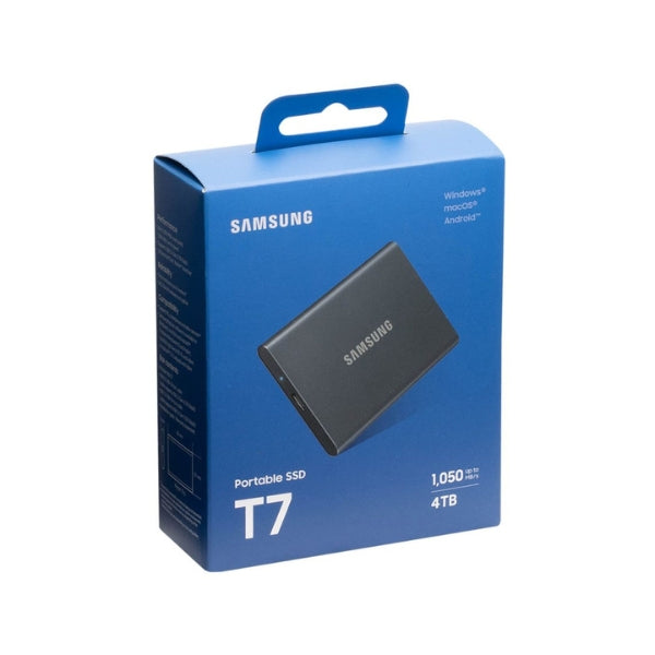 Disco-Duro-SSD-Externo-Samsung-T7-4TB-USB-3,2-Gen-2-Gris