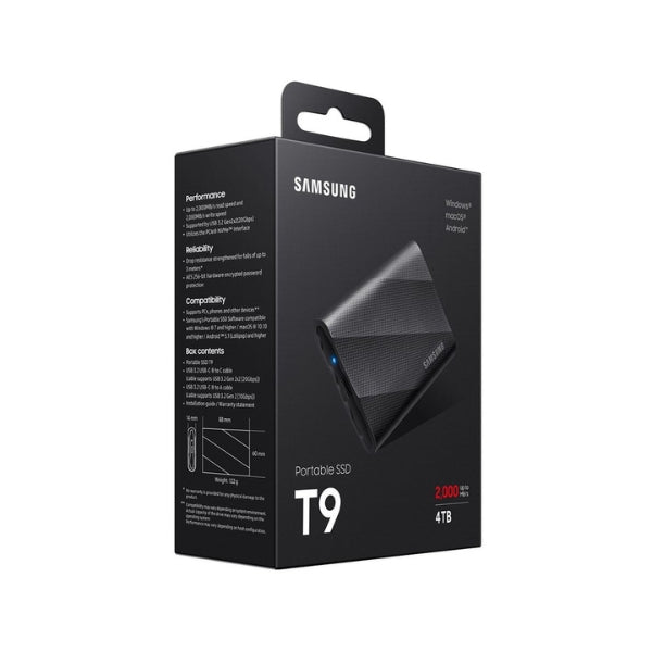 Disco-Duro-SSD-Externo-Samsung-T9-4TB-USB-3,2-Gen-2x2-Negro