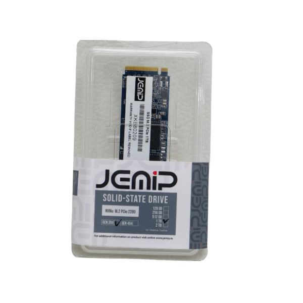 Disco Duro SSD Jemip Basic 1TB - M.2 2280 - PCIe - Empaque Retail