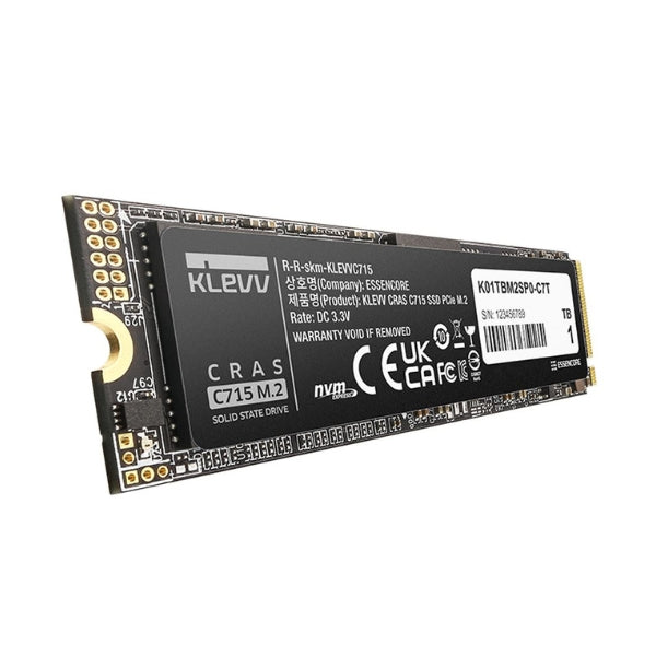 Disco-Duro-SSD-KLEVV-CRAS-C715-512GB-3D-TLC-NAND-PCIe-Gen-3-x4-NVMe-M,2-2280-Internal