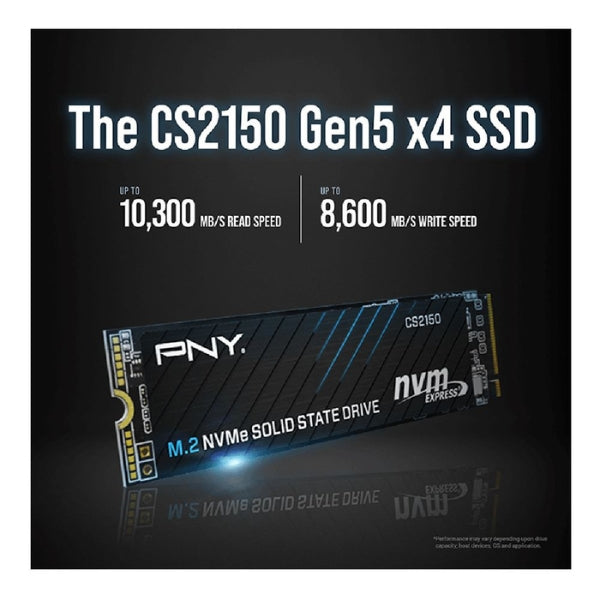 Disco-Duro-SSD-PNY-CS2150-2TB-3D-NAND-Flash-PCIe-Gen-5-x4-NVMe-M,2-2280