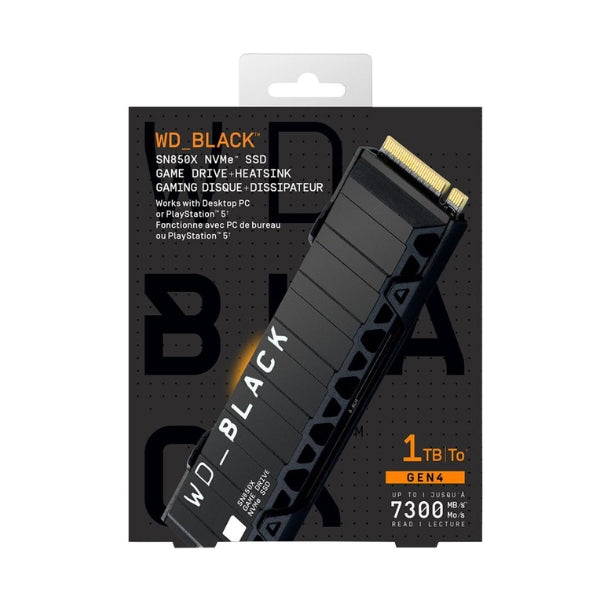 Disco-Duro-SSD-WD-Black-SN850X-1TB-112L-TLC-NAND-PCIe-Gen-4x4-NVMe-M-2-con-Heatsink