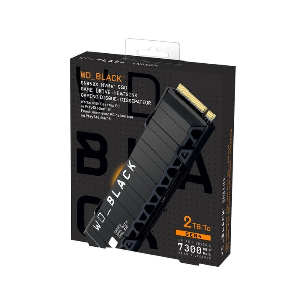 Disco-Duro-SSD-WD-SN850X-2TB-112L-BiCS5-TLC-NAND-PCIe-Gen-4x4-NVMe-M,2-con-Heatsink