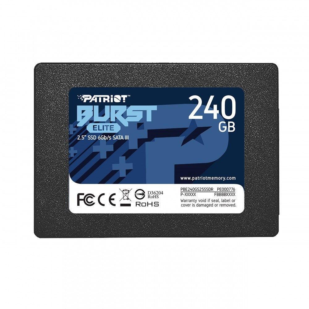 Disco Solido Patriot 240GB SSD 2.5" 3D Nand SATA 3 PBE240GS25SSDR