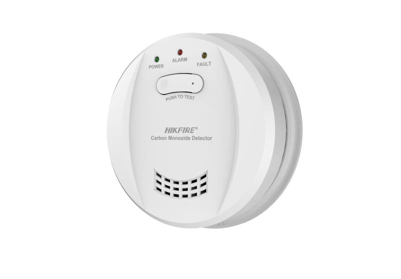 Detección de Incendio Hikvision - Detector de Monóxido de Carbono - Sensor Electroquímico Avanzado - Alarma Visual y Aud