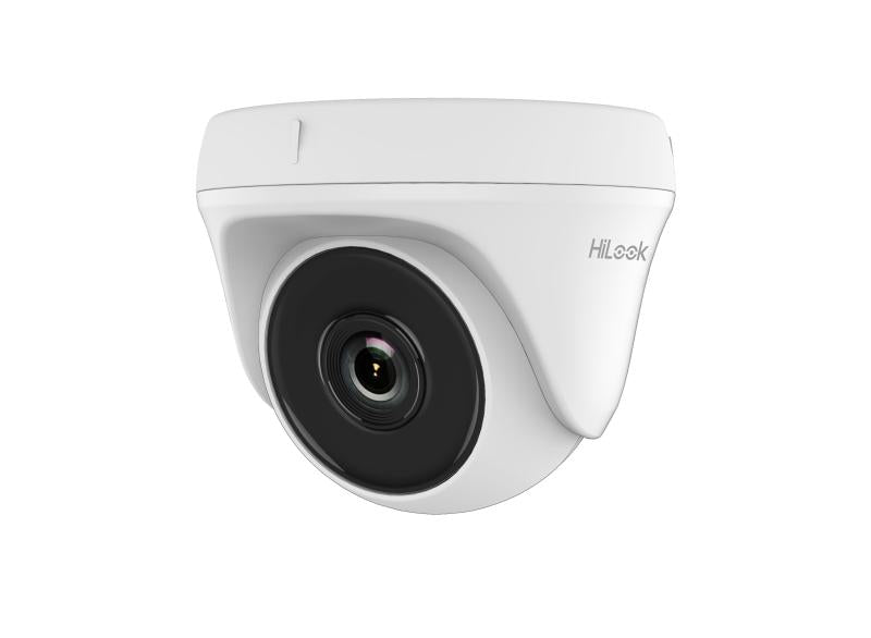 Cámara de Seguridad HiLook by Hikvision - Turret TurboHD 5 Megapíxeles - 85° de Visión - Lente 2.8 mm - Interior - THC-T