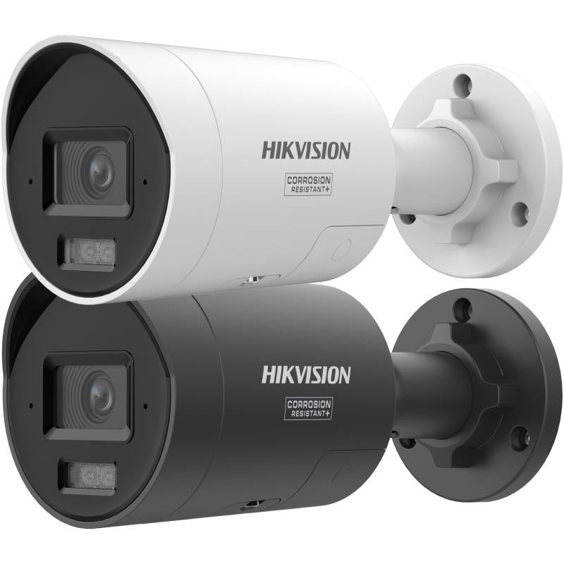 Cámara de Seguridad Hikvision - Lente 2.8 mm - 40 mts Luz Blanca - 2 Microfonos Integrados - Exterior IP67 - DS-2CD2047G