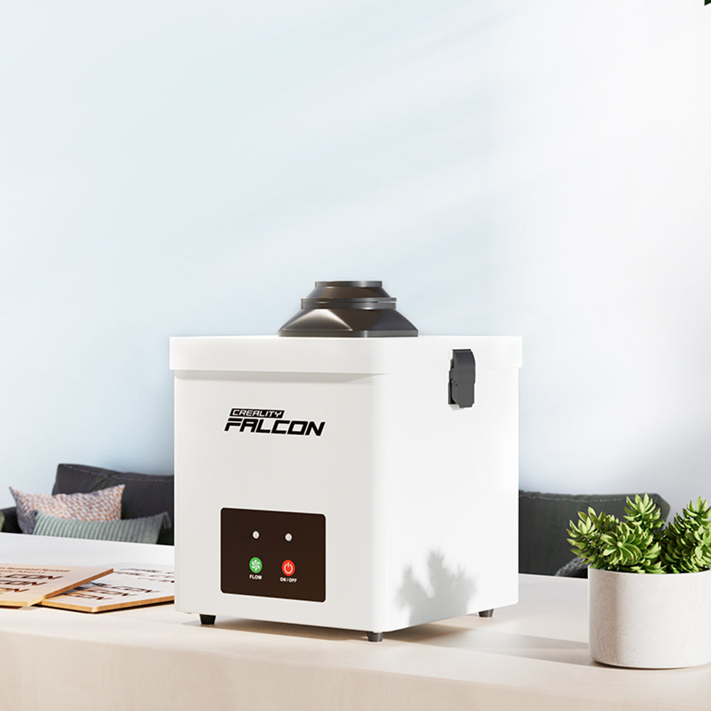 Purificador de humo Creality Falcon YW45: compatible con el láser Falcon A1, filtración doble capa y motor potente para