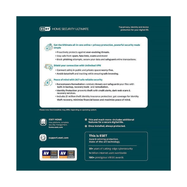 ESET-Home-Security-Ultimate-(3-Year,-1-Device)-Antivirus