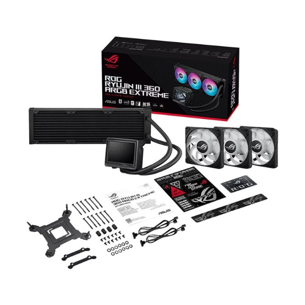 Enfriador-Líquido-ASUS-ROG-Ryujin-III-360-ARGB-Extreme-360mm-All-in-One-Negro