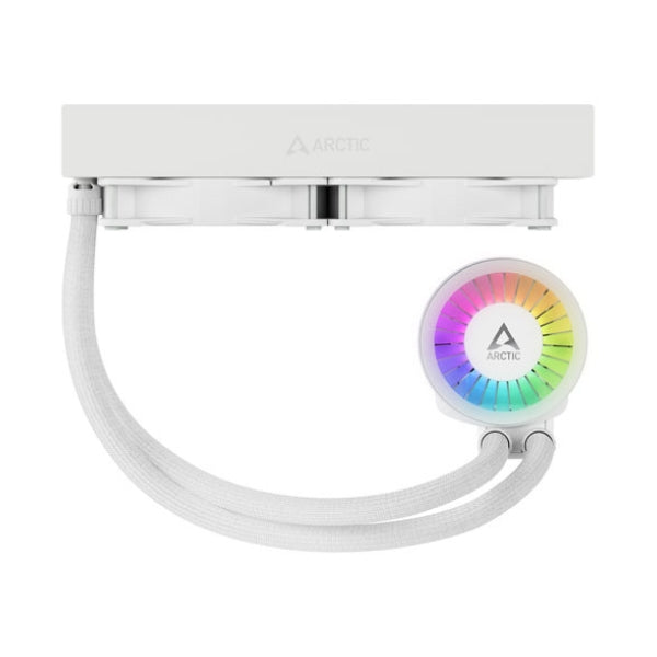 Enfriador-Líquido-Arctic-Cooling-Liquid-Freezer-III-A-RGB-240mm-All-in-One-Blanco