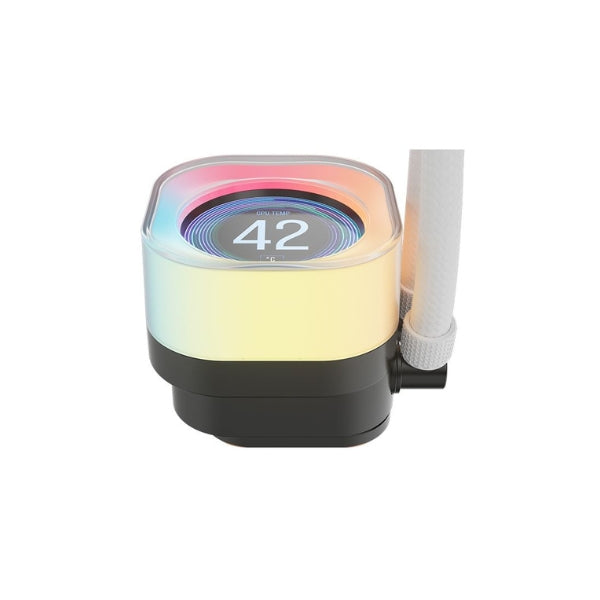 Enfriador-Líquido-Corsair-iCUE-LINK-RGB-TITAN-360-RX-LCD-360mm-All-in-One-Blanco