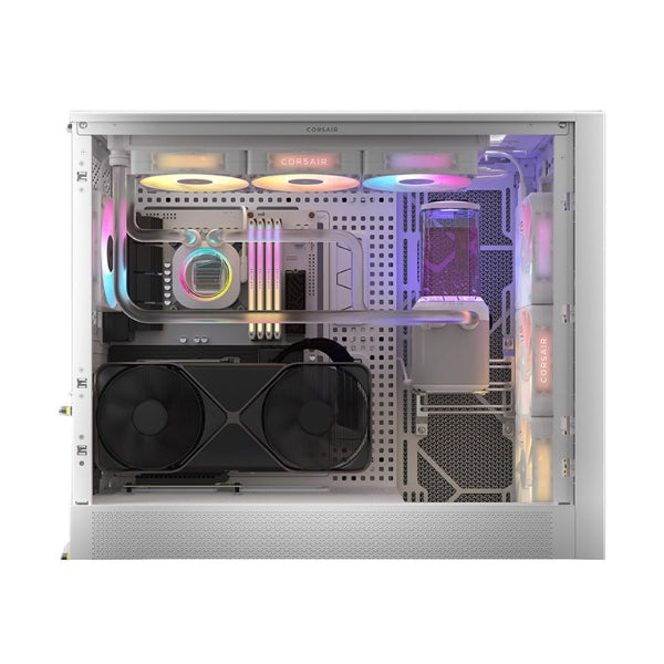 Enfriador-Líquido-Corsair-iCUE-LINK-XH505i-RX-360-RGB-360mm-Hard-Tube-Kit-Blanco