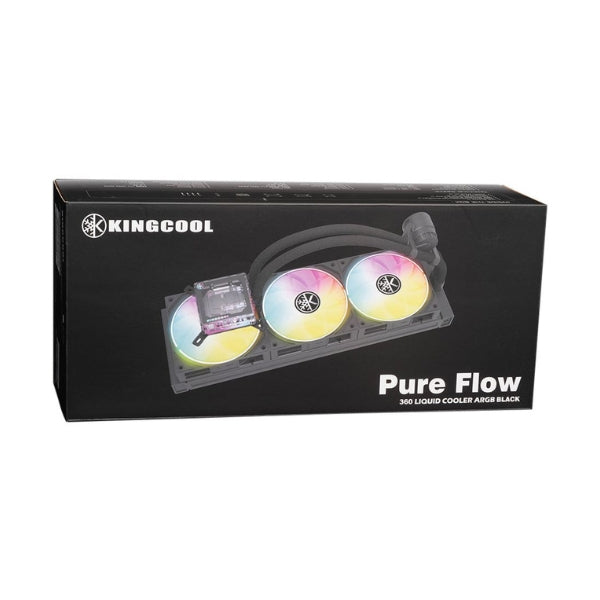 Enfriador-Líquido-KingCool-Pure-Flow-ARGB-360mm-All-in-One-Negro