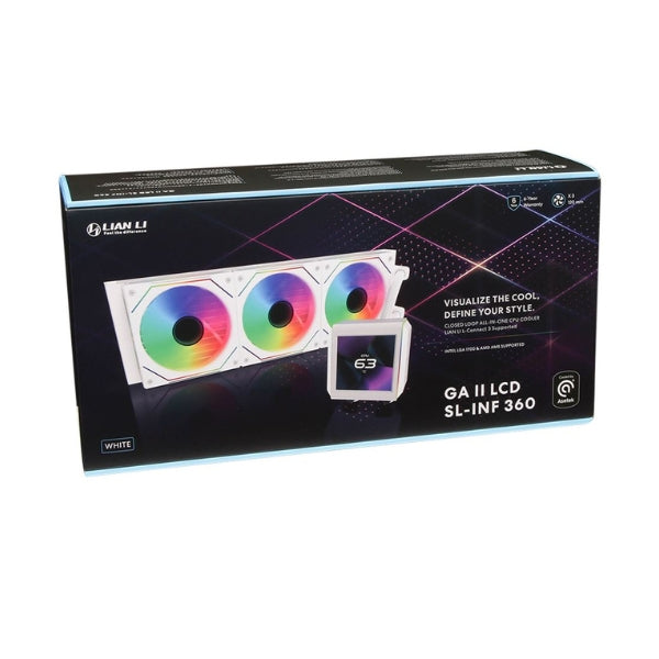 Enfriador-Líquido-Lian-Li-Galahad-II-LCD-SL-Infinity-360mm-All-in-One-Blanco
