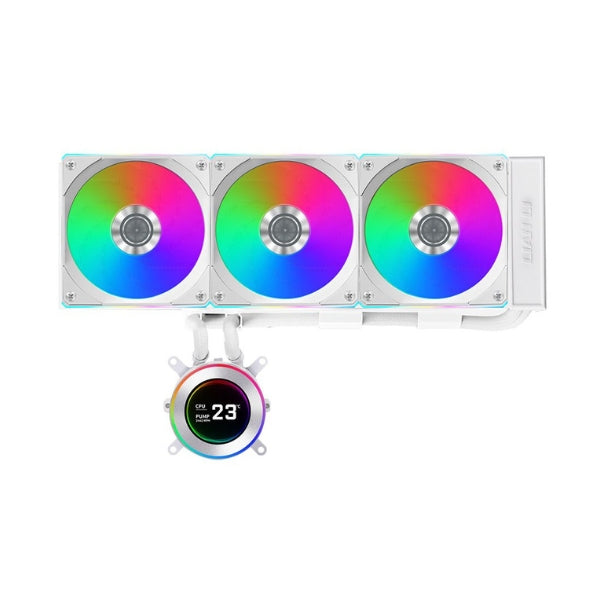 Enfriador-Líquido-Lian-Li-Hydroshift-II-LCD-C-360CL-360mm-All-in-One-Blanco