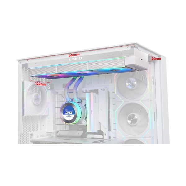 Enfriador-Líquido-Lian-Li-Hydroshift-II-LCD-C-360CL-360mm-All-in-One-Blanco