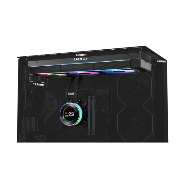 Enfriador-Líquido-Lian-Li-Hydroshift-II-LCD-C-360CL-360mm-All-in-One-Negro
