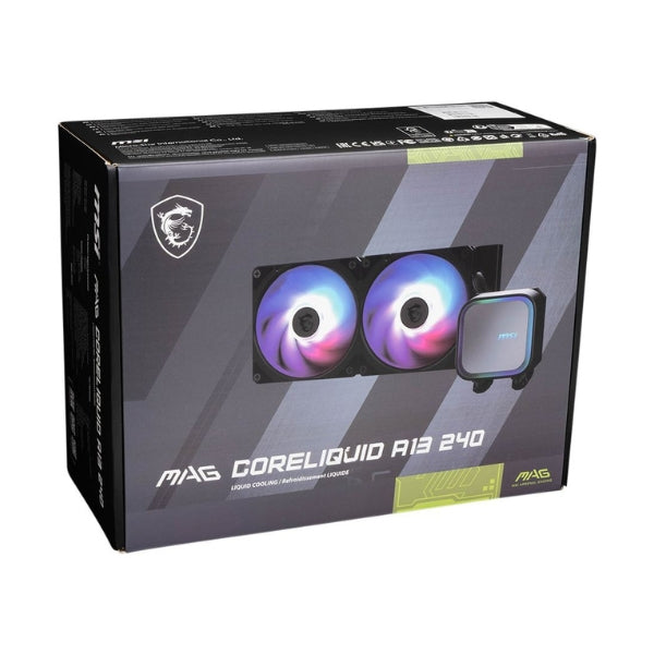 Enfriador-Líquido-MSI-MAG-CORELIQUID-A13-RGB-240mm-All-in-One-Negro
