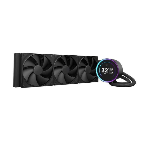 Enfriador-Líquido-NZXT-Elite-360mm-All-in-One-Negro
