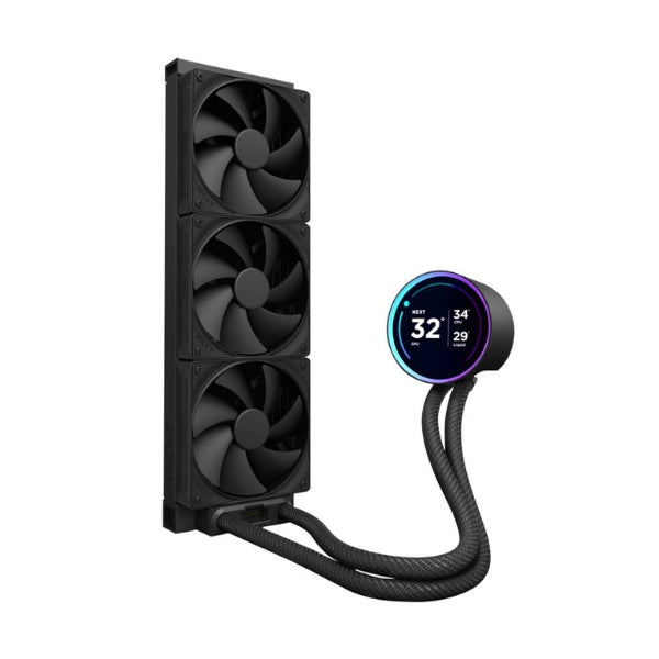 Enfriador-Líquido-NZXT-Elite-360mm-All-in-One-Negro