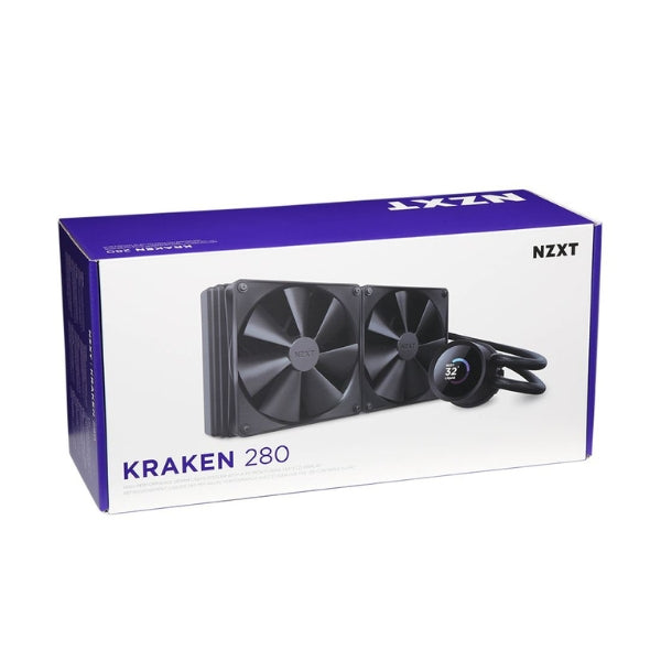 Enfriador-Líquido-NZXT-Kraken-280mm-All-in-One-Negro