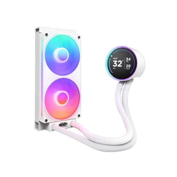 Enfriador-Líquido-NZXT-Kraken-Elite-RGB-240mm-All-in-One-Blanco