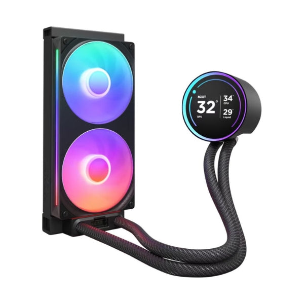 Enfriador-Líquido-NZXT-Kraken-Elite-RGB-240mm-All-in-One-Negro