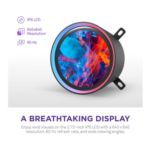 Enfriador-Líquido-NZXT-Kraken-Elite-RGB-360mm-All-in-One-Negro