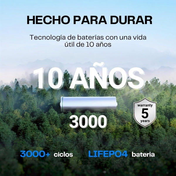 Estación - Energía - EF - ECOFLOW - RIVER 2 - Portátil - LiFePO4 - 256 Wh - 600 W - AC - Solar - EFR600