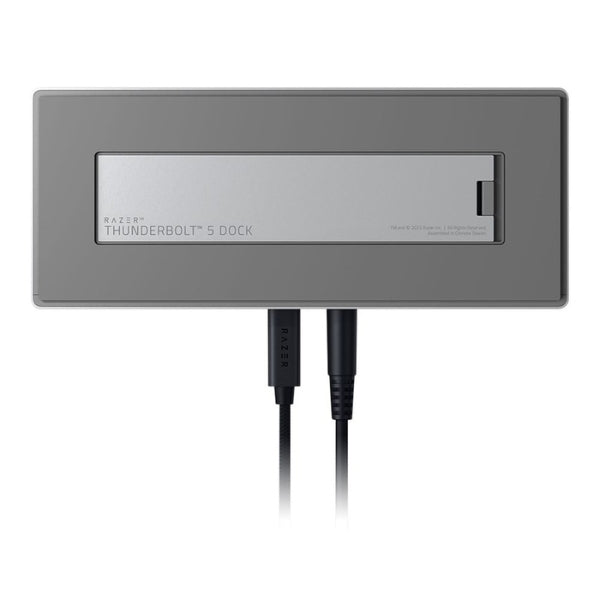 Estación de Acoplamiento Razer Thunderbolt 5 Mercury Dock - Thunderbolt 5 - 10 Puertos - Triple Pantalla - Blanco