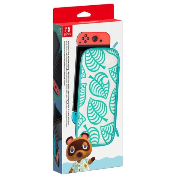 Estuche - Gaming - Nintendo - Animal - Crossing - New - Horizons - Aloha - Edition - Carrying - Case - Screen - Protector - Switch - Switch - OLED - 045496882655 - Blanco