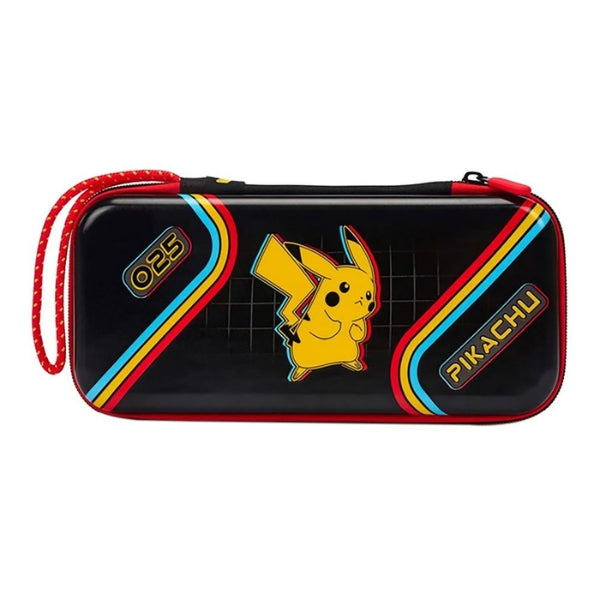 Estuche - Gaming - PowerA - Travel - Pro - Case - Pokemon - Pikachu - Arcade - Nintendo - Switch - Switch - Lite - Switch - OLED - Policarbonato - 9 - Cartuchos - NSCS0053-01 - Negro