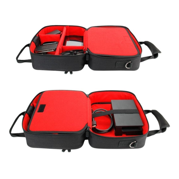 Estuche - Gaming - USA - Gear - Gamecube - Controller - Case - Nintendo - Switch - Switch - Lite - Switch - OLED - EVA - Divisores - Ajustables - GRSLS14100RDEW - Negro - Rojo