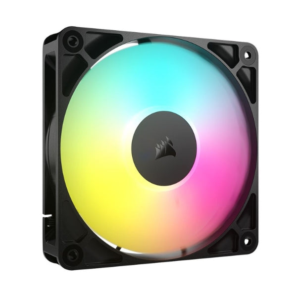Fan-Cooler-Corsair-RS120-ARGB-Magnetic-Dome-Bearing-120mm-Negro-RGB-3-Pack