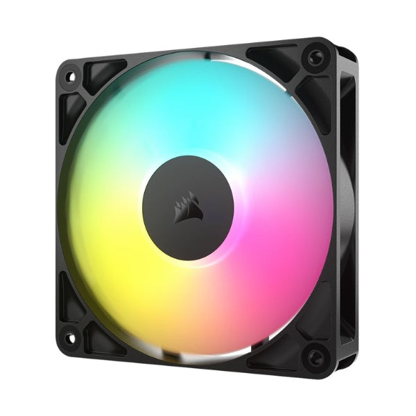 Fan-Cooler-Corsair-RS120-ARGB-Magnetic-Dome-Bearing-120mm-Negro-RGB-3-Pack